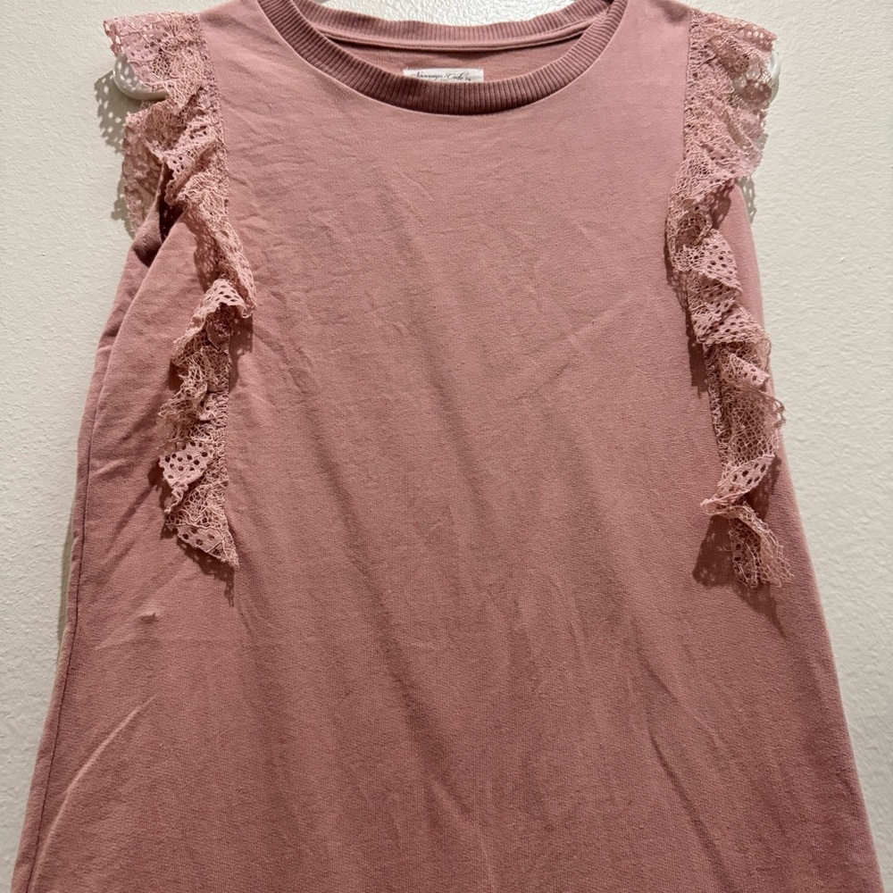 Sovereign Code Ruffle Lace Dress - Mauve - Picture 2 of 6